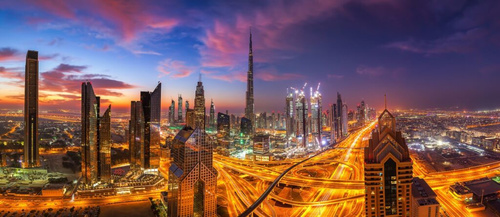 dubai atardecer con WAYAO
