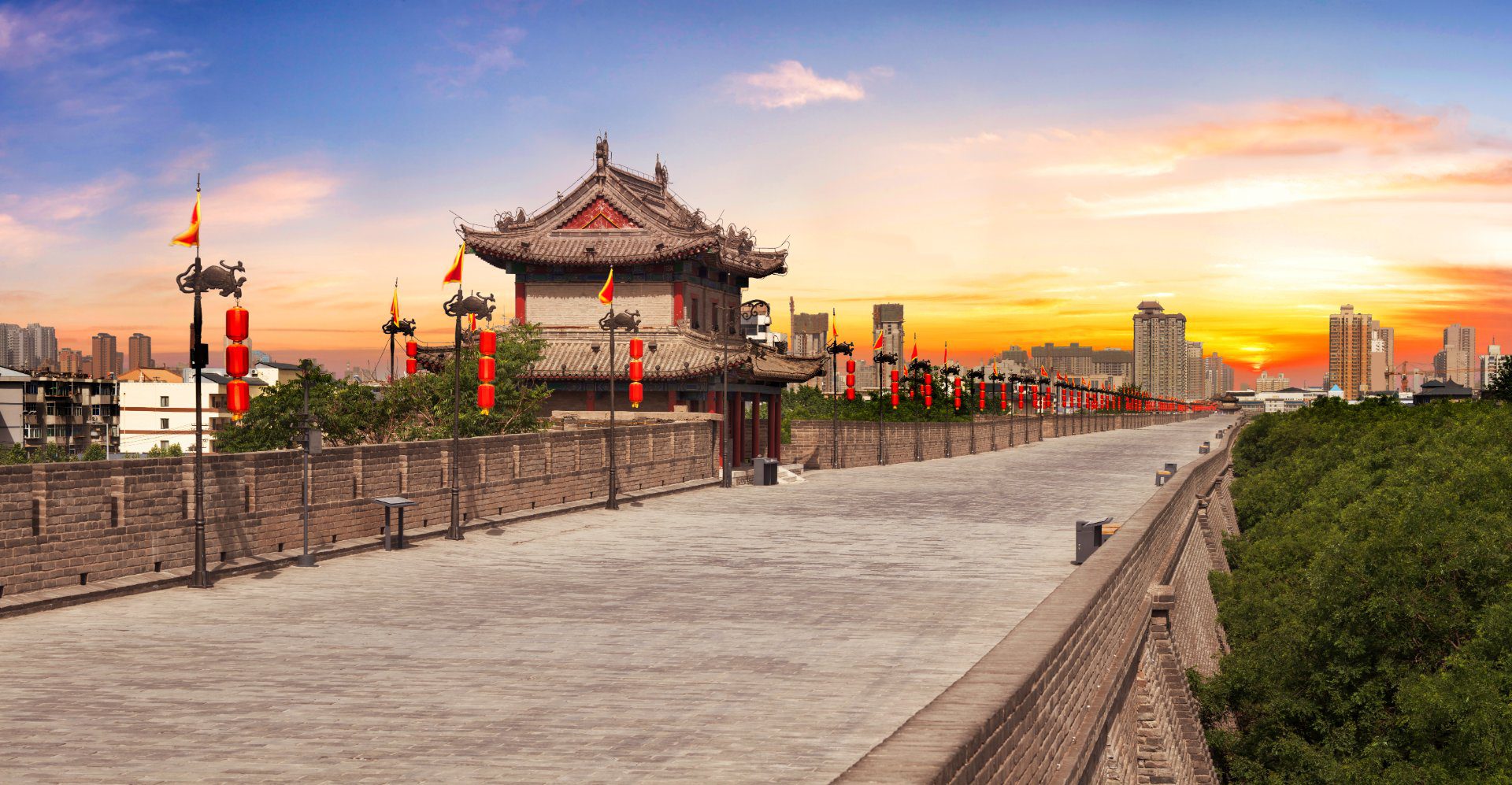 muro de xian en china con WAYAO