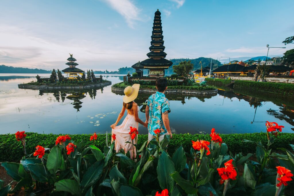 lago en bali con WAYAO
