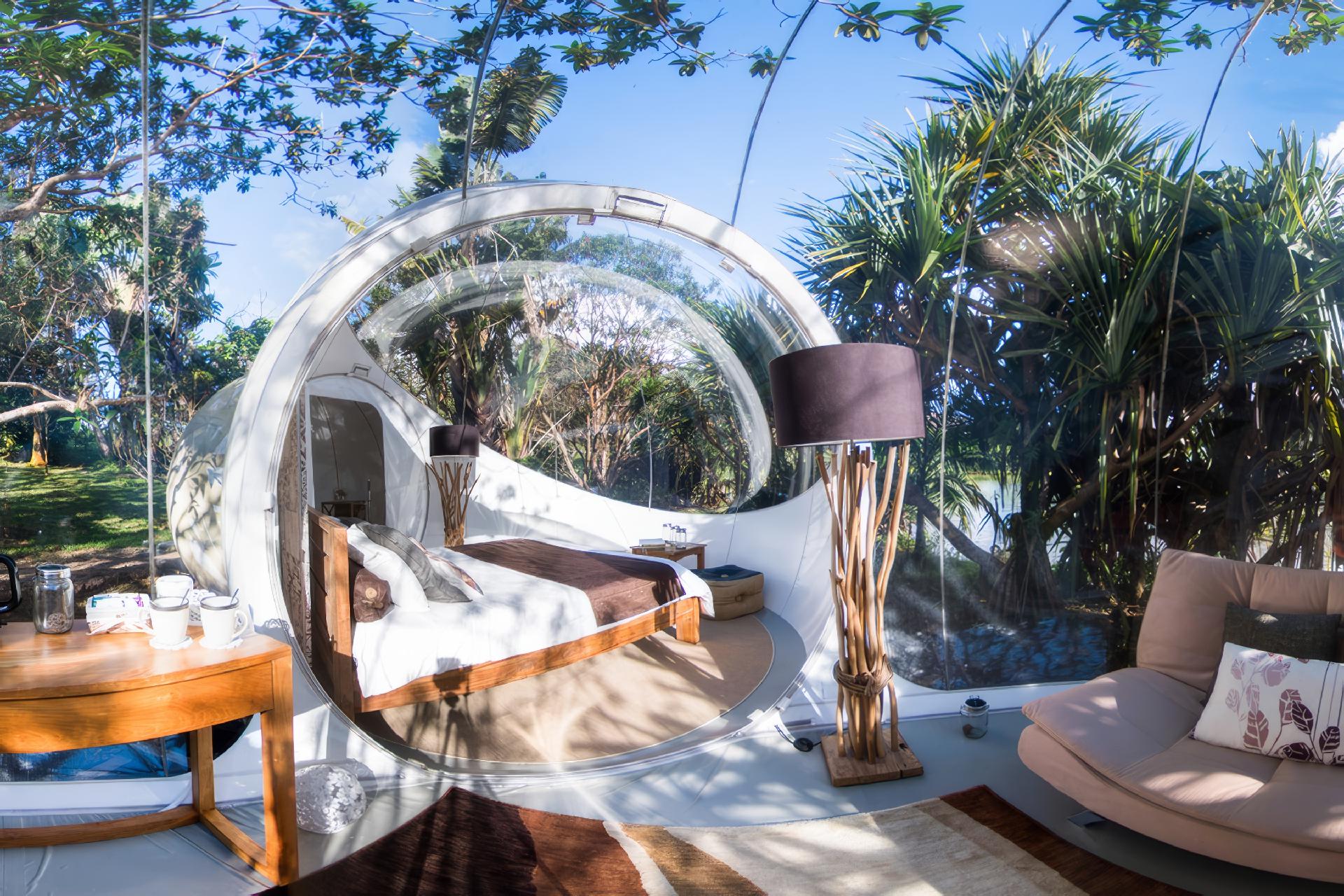 casa burbuja con WAYAO
