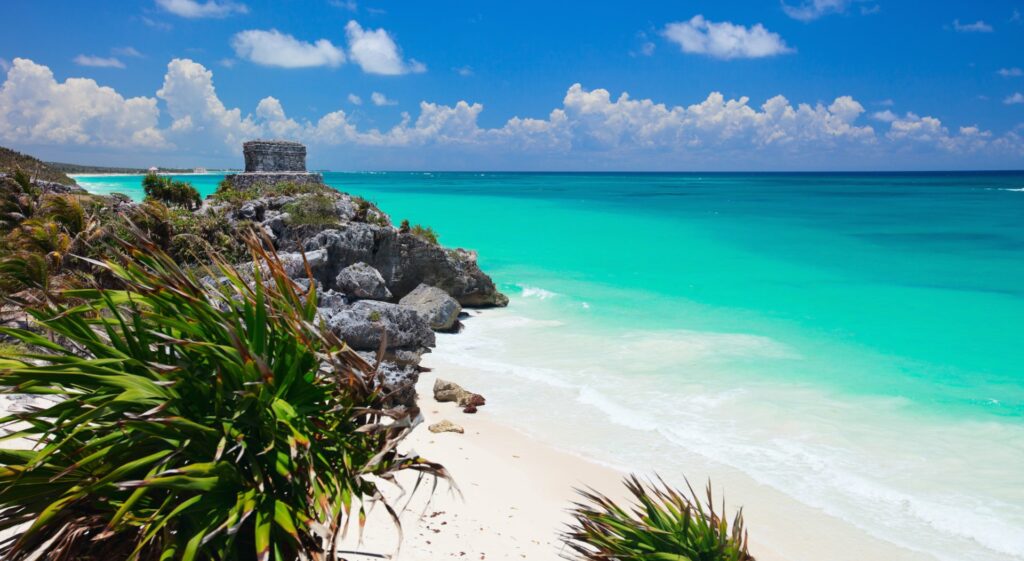 playas en la isla de la riveira maya con WAYAO