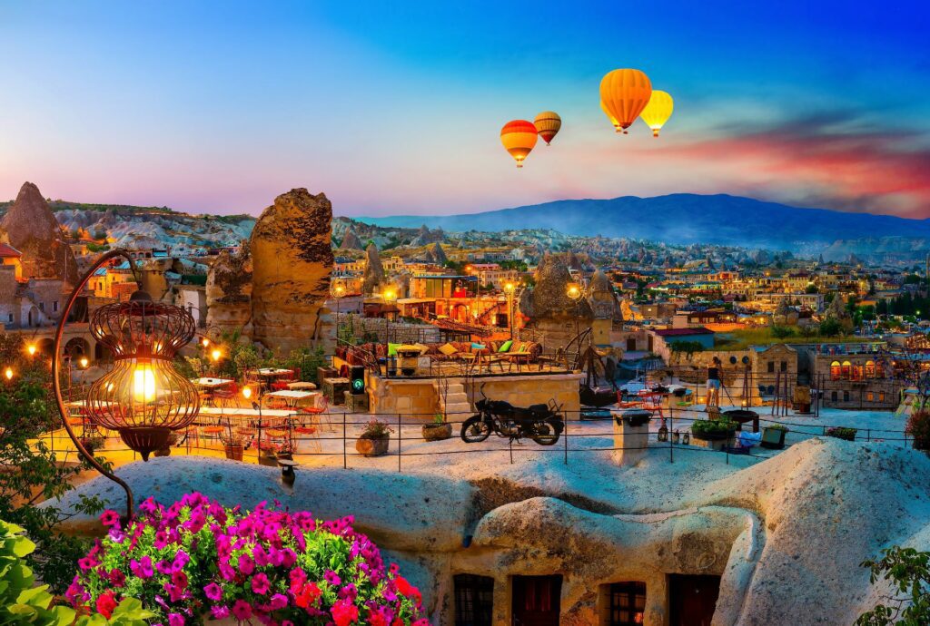 atardecer en turquia con WAYAO