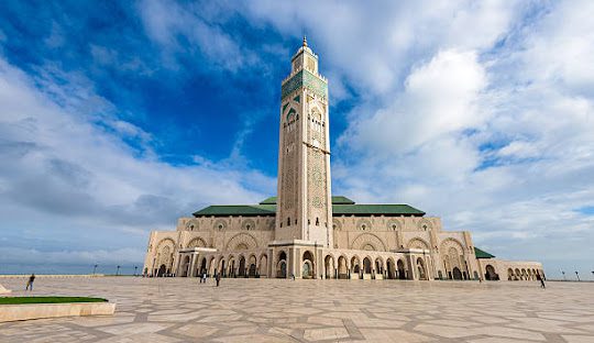 Casablanca, Morocco at Hassan II Mosque CON WAYAO