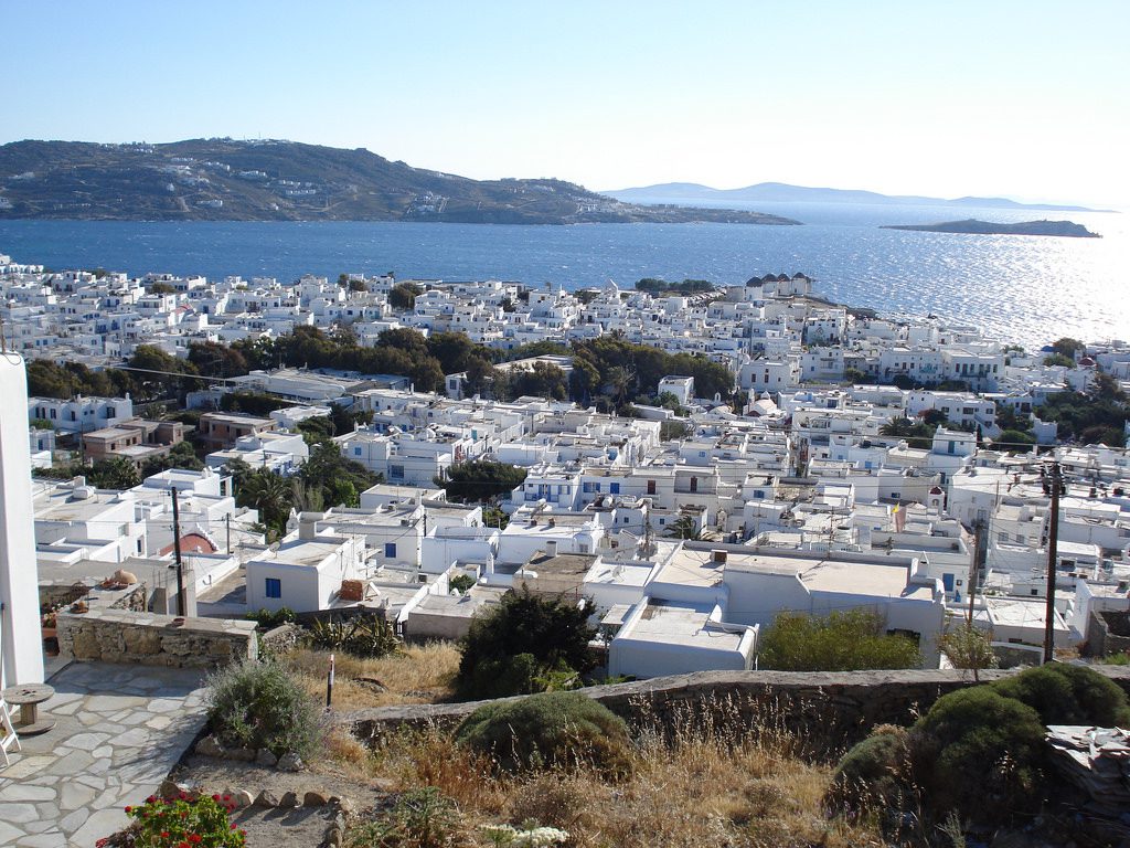 ciudad de grecia con WAYAO