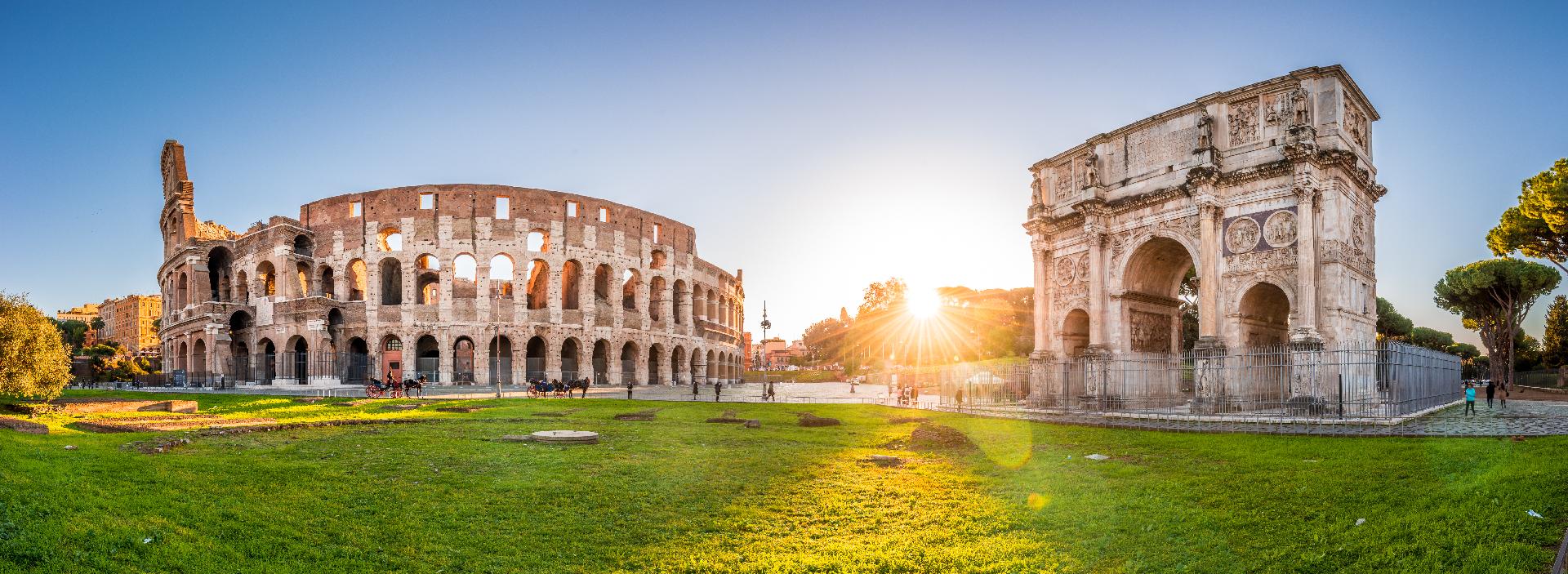 arco coliseo constantino en italia con WAYAO