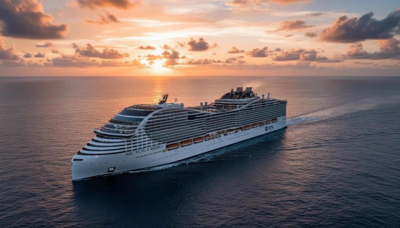 Cubierta principal de un crucero con pasajeros disfrutando del día y servicios a bordo